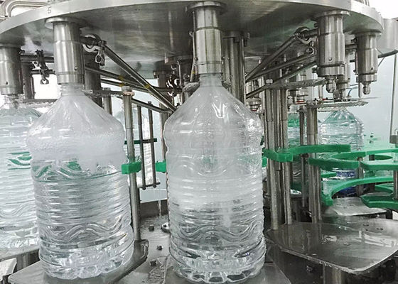 5L 3 em 1 máquina de enchimento automática da água da garrafa plástica do ANIMAL DE ESTIMAÇÃO