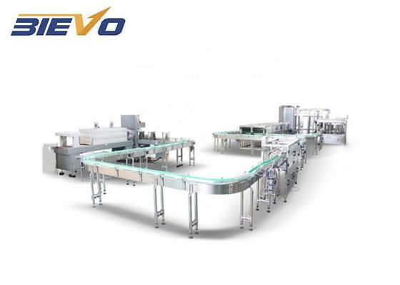 6000bph 3.5KW ISO9001 carbonatou a máquina de enchimento do refresco