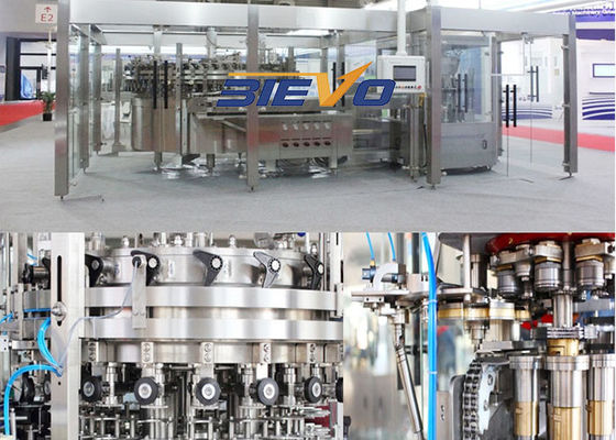O SUS 304 200ml do ISO 9001 pode a máquina de enchimento 6000cph da bebida Tin Packing Machine