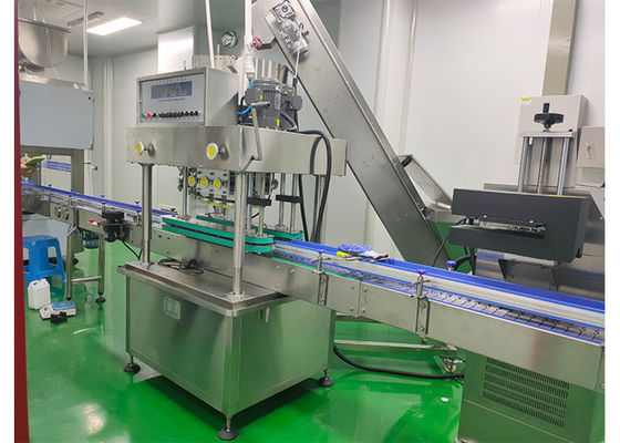 380V 4 máquina de enchimento diária do Sanitizer da mão do sistema do servocontrol da indústria química das cabeças 50ml